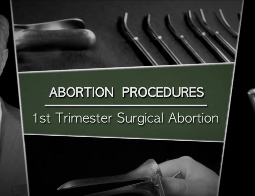What is a first trimester abortion?